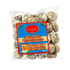 Lackmann Russisches Süßgebäck "Prjanik Kolobok" mit Milch, 400 g