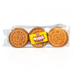 Печенье сахарное с топленым молочком "Муля", 350 гр