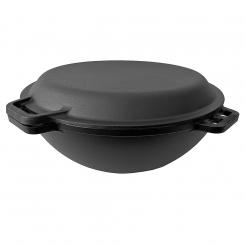 Kasan ASIA made of cast iron 12 liters with grill lid