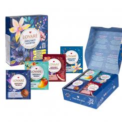 Lovare Ассорти черного чая со вкусом бергамота, 64 г