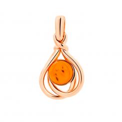 Pendant in gold-plated 925 silver with