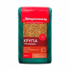 Националь Крупа гречневая ядрица, первый сорт, 900 г - также доступны наборы из 3, 5 и 10 штук!