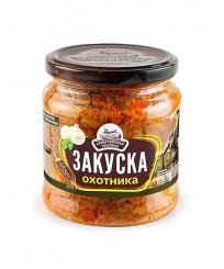 Semilukskaya Trapeza vegetable preparation with buckwheat, hunter style, 460g