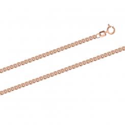 Nonnakette aus 585 Rotgold, Breite ca. 3 mm