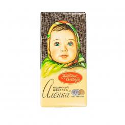 Молочный шоколад "Аленка" от "Красного Октября", 90 г