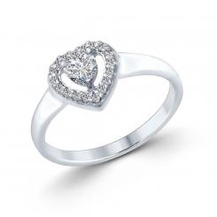 Sokolov Серебряное кольцо 925 пробы с фианитами