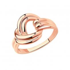 Sokolov ladies ring gold plated 925 silver