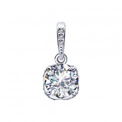 Sokolov pendant in 925 silver with cubic zirconia