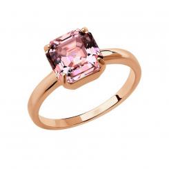 Женское кольцо Sokolov из позолоченного серебра 925 пробы с кристаллом