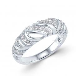 Sokolov ladies' ring in 925 silver with zirconia