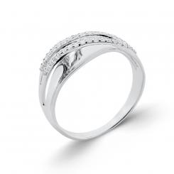Sokolov ladies' ring in 925 silver with zirconia