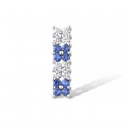 Подвеска из серебра 925 пробы с фианитом