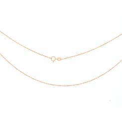 Necklace 925 silver, róse gold plated, 50 cm
