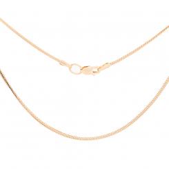 Snake chain solid 585 rose gold