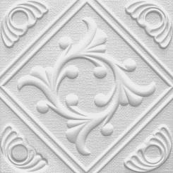 Marbet Deckenplatten Anet weiß, 50x50 cm