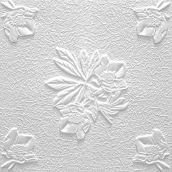 Marbet Deckenplatten Flora weiß, 50x50cm