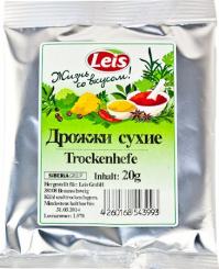 Leis Hefe, trocken, 20 g