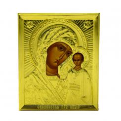 Icon in the Rise "Kazanskaya", 11x13 cm