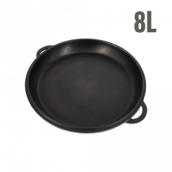 Lidded frying pan for Kasan 8L, made of cast iron