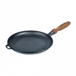 Maysternya Pfanne aus Gusseisen für Pfannkuchen, 22 x 2,5 cm