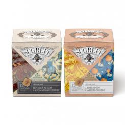 Sugréff Tee-Set: 2 Pk. in unterschiedlichen Geschmacksrichtungen, je 15 Beutel