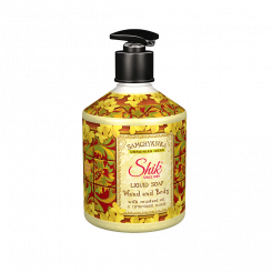 Shik Liquid cosmetic soap Samchikivka with mustard oil bottle, 500 g