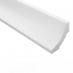 Marbet Stuckleisten E-12 weiß, 50 x 50 mm