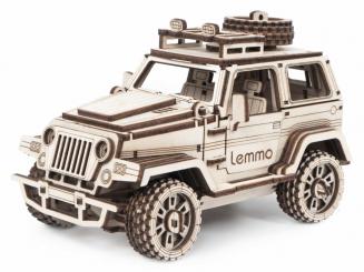 Lemmo 3D Model Kit Wooden Off-Road Car "Trix"