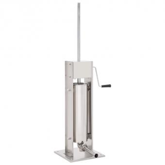 Produktbild von Slow Juicer COSTWAY 2,5kg/3kg/4kg , Wurstmaschine Aus Alulegierung, Wurstfüllmaschine Silber, Wurstpresse Mit Tischklemme, Wurstspritze Inkl. 3 Füllrohre (2,5KG Wurstfüller Manuell