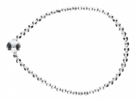 Armreif Flexible Kugelkette 925-Sterling Silber | Silber | 54 | 612005