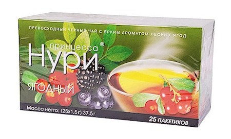 Nuri Tea Noori Black Tea Forest Berries (25 sachets x 2g) purchase online