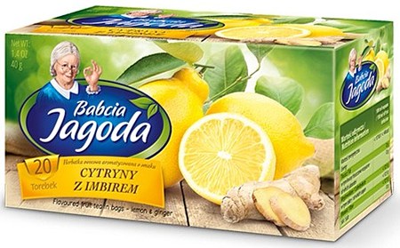 Babcia Jagoda fruit tea with lemon and ginger (20 Btl. x 2g) purchase ...