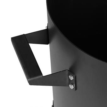 Feuerofen mit Schornstein 40 cm für Kasan 12 - 15 Liter mit 2 Ablagen