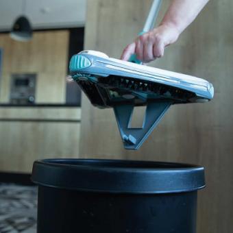 SwiftSweep - Cordless electric broom with 4 interchangeable brushes for corners &amp; surfaces