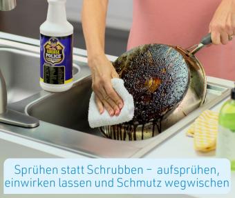 Набор 1+1 Fett Polizei Средство для удаления жира и грязи 500мл + 500мл в Подарок