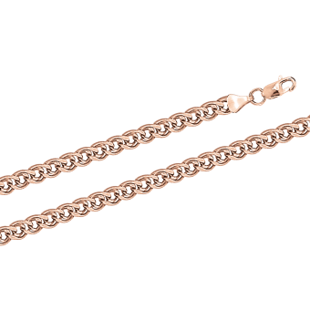 Nonna necklace in 585 rose gold, width approx. 5.15 mm,