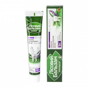 Lesnoy Balsam Zahnpasta gegen Zahnfleischentzündung mit Salbei , 75 ml