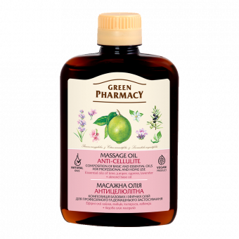 Green Pharmacy Massage Oil "Anti-Cellulite", 200 ml