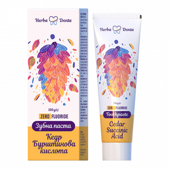 Herba Denta Zahnpasta mit Zedernholz und Bernsteinsäure, 100 g