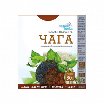 Organic Herbs Chaga herbal tea, 50 g