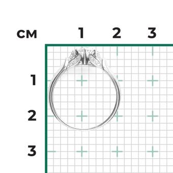 Wunderschöner Damenring aus Weißgold 585 mit Zirkonia - Durchmesser ca. 5 mm