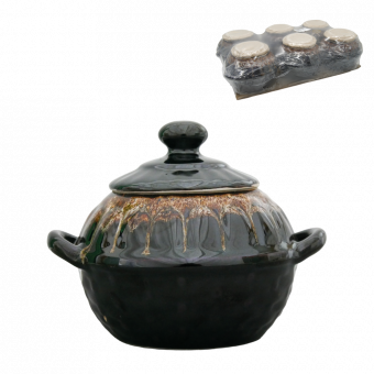 Горшок для запекания "Корзинка" 0,6 л (набор из 6 шт)