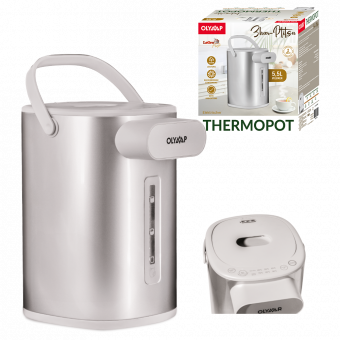 Elektrischer Thermopot mit Temperaturregelung, 1600W, 5,5L