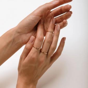 Damenring, Russisches Rotgold 585