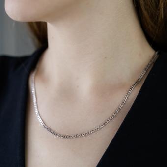 Цепочка из серебра 925 пробы, ширина ≈ 4 мм