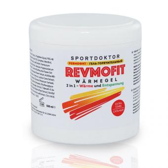 RevmoFit Wärmegel 3-er Set gegen Schmerzen mit GRATIS Rücken-Massagerollband