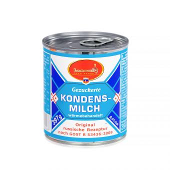 Gezuckerte Kondensmilch 8,5% (Dose mit Verschlussring, 397g)