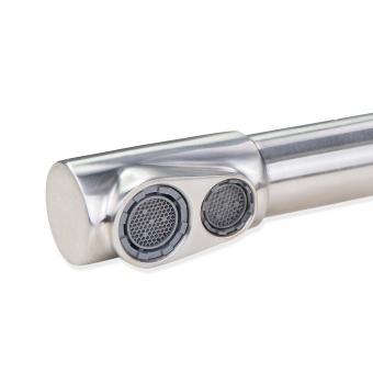 BEM 3-ходовой смеситель из нержавеющей стали 18/10, матовая шлифованная поверхность