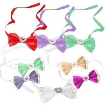 Decorative men's bow tie for every occasion - 20 pieces in one color