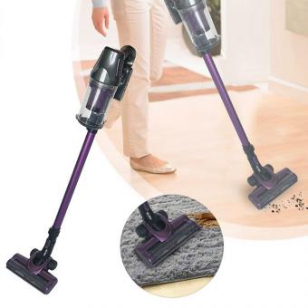 Akku Handstaubsauger Beutellos + Kabellos Lila